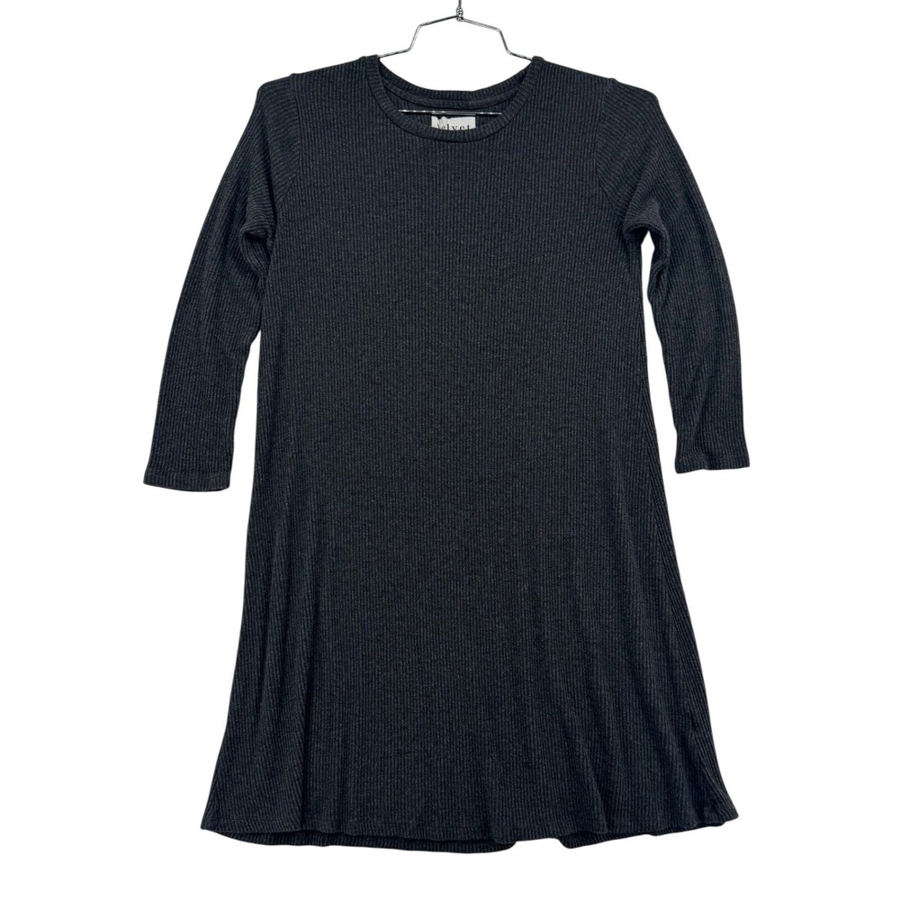 Velvet Graham Spencer Anthropologie Tunic Chrissy Dress Womens S Grey Ribbed